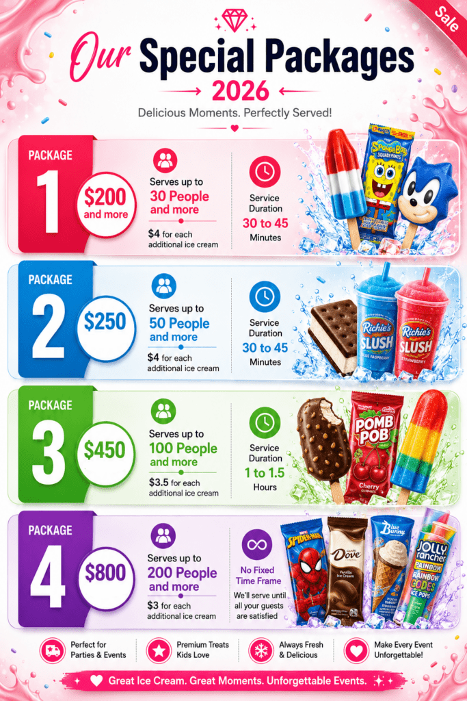 ice cream truck rental special discounts