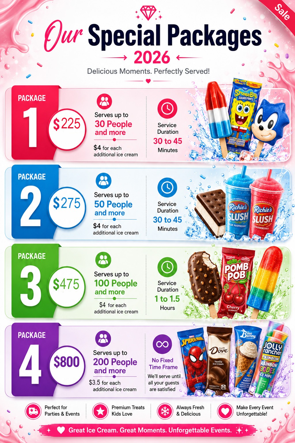 ice cream truck special offers